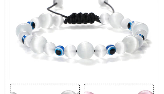 Evil eye protector wrap friendship bracelet