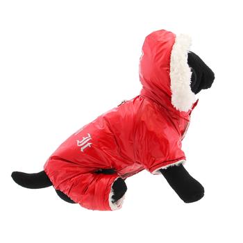 Kırmızı Ruffin It Dog Snow Suit Harness